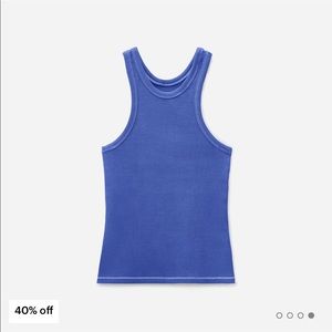 Everlane The Ribbed Cutaway Tank